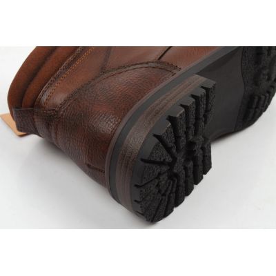 6. Wrangler Herrenschuhe George Stiefeletten, braune Stiefeletten mit Reißverschluss