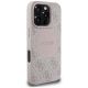 4. Guess 4G Circle Classic Logo MagSafe iPhone 16 Pro Hülle - Rosa