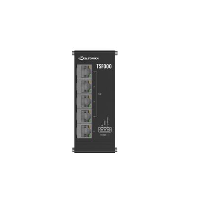 4. Teltonika TSF000 Unmanaged Fast Ethernet (10/100) PoE Support Desktop Schwarz