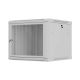 LANBERG Wandregalschrank 19" 9U 600x600 GRAU PERFORATIONSTÜREN (Flachverpackung)