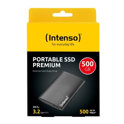 2. Externe SSD USB 3.2 500 GB / SCHWARZ INTENSO