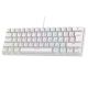 4. RAMPAGE MECHANISCHER TASTATURPFLÜGEL K60 Weiß