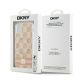 8. DKNY IML Checkered Mono Pattern & Printed Stripes MagSafe-Hülle für iPhone 11 / Xr – Rosa