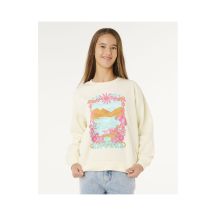 RIP CURL Sunshine Squad Crew-Girl Sweatshirt Weiß