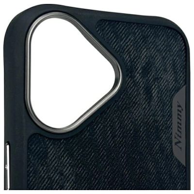 5. Nimmy Big Eyed Pet 2.0 Panda Hülle für iPhone 16 - Schwarz