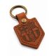 6. FC Barcelona Schlüsselanhänger, original lizenziertes Lederwimpel BLL7061