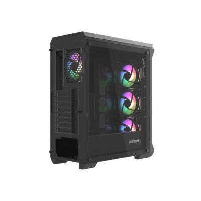 29. NATEC Genesis Irid 505 ARGB NPC-1518 Gehäuse (ATX, Micro-ATX, Mini-ITX; Schwarz)