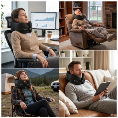 6. Tech-Protect ComfortRest Reisekissen – Schwarz