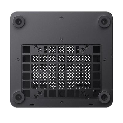 24. Jonsbo TK-0 PC-Gehäuse, Mini-Tower, Mini-ITX, gehärtetes Glas, Holz – schwarz