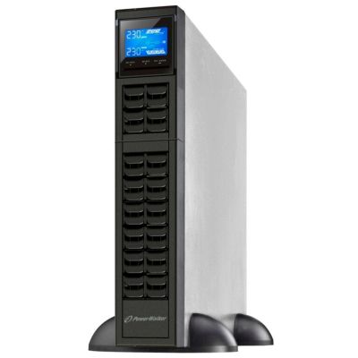 2. USV-Rack POWERWALKER VFI 1000 CRS Online 1000 VA 3x IEC C13 USB-B RS-232 LCD-Ladegerät 6 A 2 HE