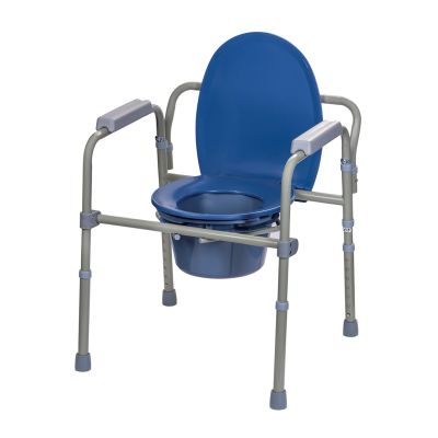 19. 3-in-1 Klapp-Toilettenstuhl