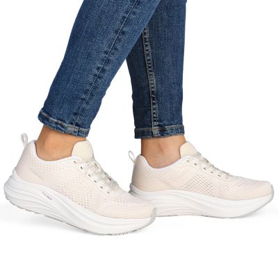 6. Beige Damen-Plateau-Sneaker Rieker W4101-60
