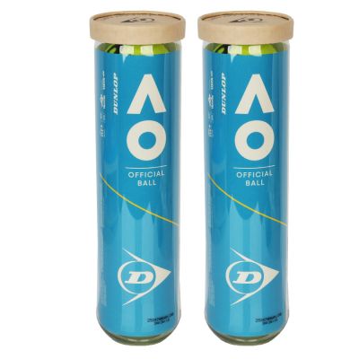 3. Dunlop Australian Open Tennisbälle, 2x4 Stück
