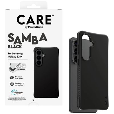 4. CARE by PanzerGlass Samba Black Qi Hülle für Samsung Galaxy S26+ - Schwarz