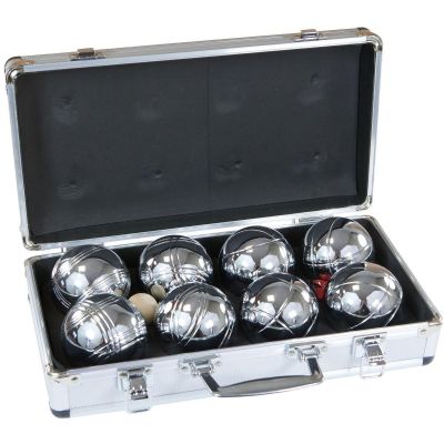 10. 8-teiliges Boule-Pétanque-Set – Aluminiumkoffer Enero