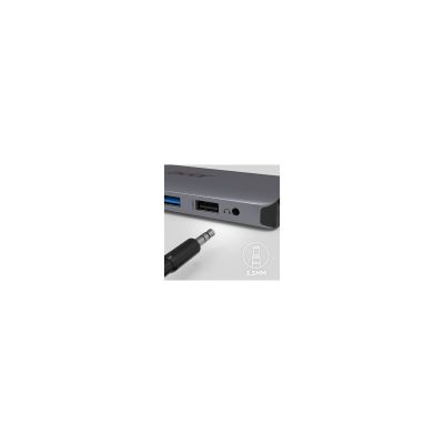 13. Acer 12-in-1 USB-C-Dongle, kabelgebunden, USB 3.2 Gen 1 (3.1 Gen 1), Typ-C, Silber