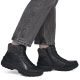 12. Rieker Z7230-00 Wasserdichte Leder-Damenstiefel Schwarz