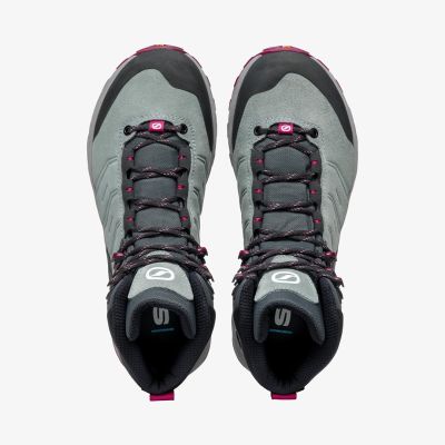 5. Scarpa Rush TRK GTX Damen-Trekkingschuhe – Himbeere/Nadelbaum, Größe: 37