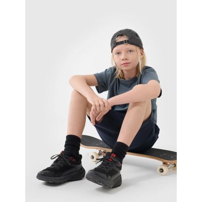 3. Einfarbiges Oversize-T-Shirt für Jungen 4F 4FJWSS25TTSHM2324-46S