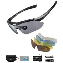 Rockbros 10003 Polarisierte Radsportbrille - Schwarz