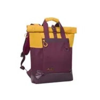 19. Rivacase 5321 15,6" 25L Laptop-Rucksack, Burgunderrot-Gelb