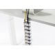 10. Kabelorganizer (Wirbelsäule), verstellbar, flexibel, 1,3 m, silber