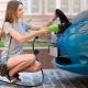 6. Qoltec Mobiles Ladegerät für Elektroautos (EV) mit 2-in-1-Ladegerät Typ 2 SCHUKO 3,5 kW 230 V LCD Tragbare Wandbox 5 m
