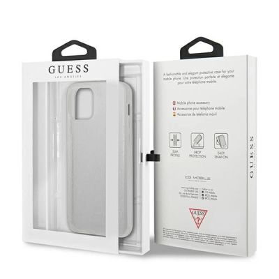 8. Guess GUHCP12M3D4GTR iPhone 12/12 Pro 6,1" transparentes Hardcase 4G 3D Pattern Collection