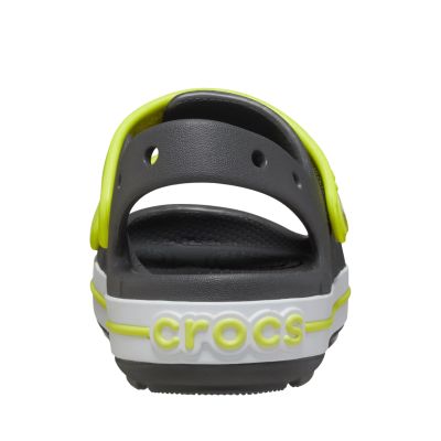 3. Crocs Crocband Cruiser Kindersandalen, Graphitgelb, 209423 1NJ