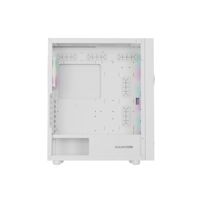 13. GENESIS DIAXID 605 ARGB MIDI-TOWER-GEHÄUSE MIT FENSTER, USB-C, WEISS