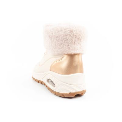 5. Skechers Uno Rugged Damen Sport-Schuhe isolierte Winter-Stiefeletten Beige