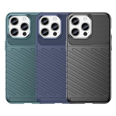 8. Gepanzerte iPhone 15 Pro Max Thunder Hülle – Schwarz