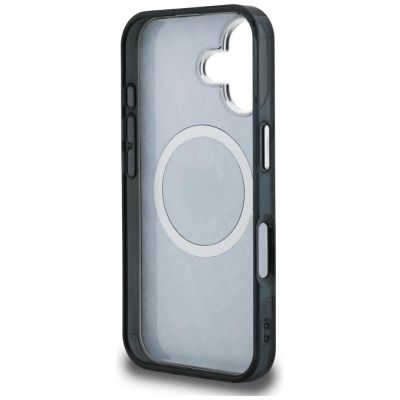 7. Karl Lagerfeld IML Choupette Head Logo MagSafe Hülle für iPhone 16 - Schwarz