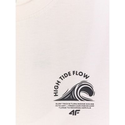 5. Lässiges, ärmelloses Herren-T-Shirt mit Aufdruck 4F 4FRSS26TSLEM365-11S