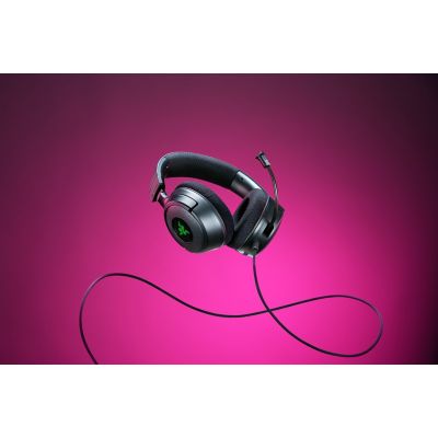 8. Razer Kraken V4 X Kabelgebundenes Gaming-Headset mit Kopfbügel, USB Typ-C / USB Typ-A, Schwarz