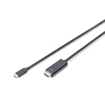 DIGITUS Kabel USB-C/HDMI M/M 3.1 4K60Hz 5M SCHWARZ