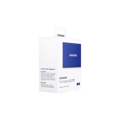 7. Externe SSD-Festplatte Samsung T7 (1 TB; USB 3.2; Blau; MU-PC1T0H/WW)