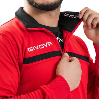 3. Givova Tuta Givova One M TT012 1210 Trainingsanzug rot/schwarz