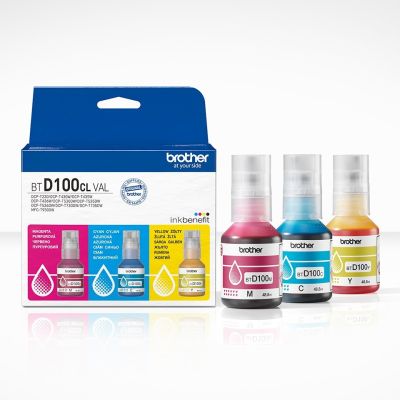 3. BROTHER Multipack Tinte BTD100CLVAL=BT-D100CLVAL
