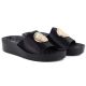 3. Schwarze Plateau-Flip-Flops für Damen, Modell Potocki 43326