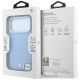 8. BMW MagSafe Hülle mit geprägtem, gestepptem Metalllogo für iPhone 18 Pro Max / 17 Pro Max – Blau