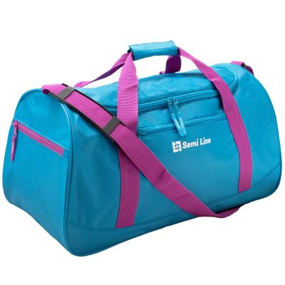 3. Sporttasche A3043 blau-violett SEMI LINE