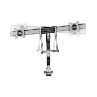 4. Zubehör: Tischhalterung 17"-32"/2TFT 360° Gasfeder 9 kg silber