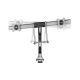 4. Zubehör: Tischhalterung 17"-32"/2TFT 360° Gasfeder 9 kg silber