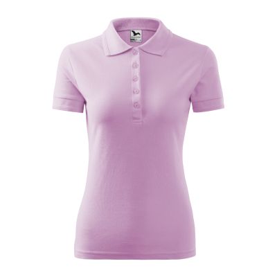 2. Damen-Piqué-Poloshirt (Orchidee)
