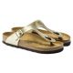 Birkenstock Gizeh Birko-Flor Gold Damen Flip-Flops (1016109)