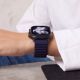 8. Tech-Protect NylonLoop Armband für Apple Watch 44 / 45 / 46 / 49 mm – Marineblau