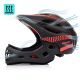 13. Meteor Lupus S Integral-Fahrradhelm 48-52 cm Schwarz/Rot