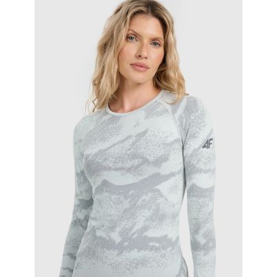 5. Nahtlose Thermounterwäsche für Damen (Oberteil) 4F 4FWAW25USEAF208-34A