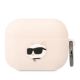 Karl Lagerfeld KLAPRUNCHP AirPods Pro Cover pink/pink Silikon Choupette Head 3D